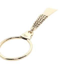 Vintage Asprey 9ct Gold Key Ring with Tassel – 1983