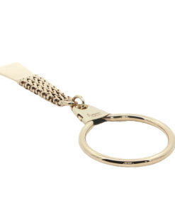 Alternative view of Vintage Asprey 9ct Gold Key Ring with Tassel – 1983