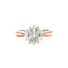 9ct Rose Gold 0.50ct Diamond Cluster Ring