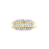 9ct Gold 0.50ct Diamond Band Cluster Ring