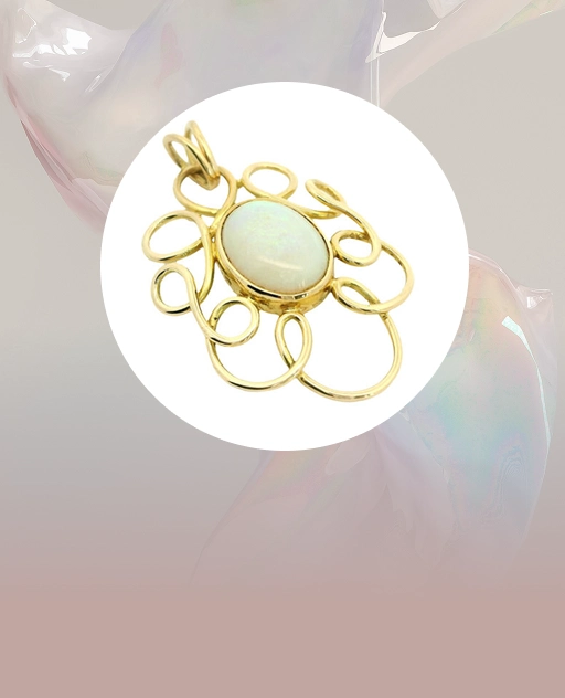 October opal birthstone jewellery