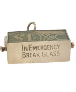 Alternative view of Vintage 9ct Gold Spinner Fob with £1 Note – Dublin, 1978