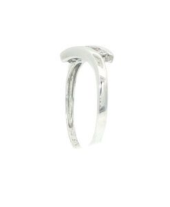 Alternative view of 9ct White Gold 0.15ct Diamond Band Ring