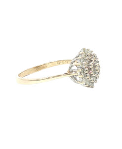Alternative view of 9ct Gold 0.50ct Diamond Cluster Ring