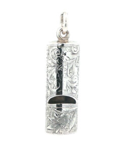 Alternative view of Edwardian Sterling Silver Whistle – Chester 1909