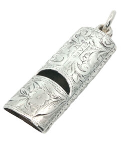 Edwardian Sterling Silver Whistle – Chester 1909