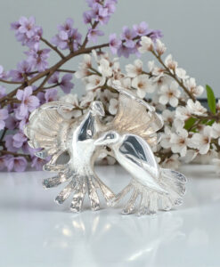 Vintage Ivan Tarratt Sterling Silver Dove Brooch – Birmingham 1973