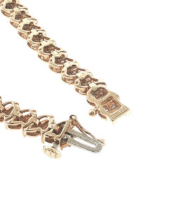 9ct Yellow Gold 1.00ct Diamond Bracelet – London Hallmarked - Image 4