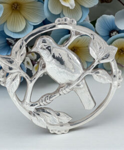 Vintage Danish Sterling Silver Bird Brooch – Hermann Siersbøl