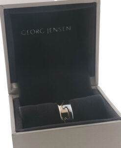 Alternative view of Georg Jensen 18ct Gold 2 Part Fusion Ring size 49