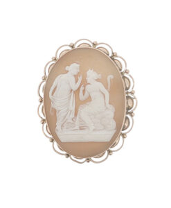 Antique 9ct Rose Gold Cameo Brooch – Pre 1930