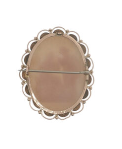 Antique 9ct Rose Gold Cameo Brooch – Pre 1930 - Image 4