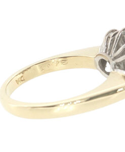 18ct Yellow Gold 1.75ct Diamond Cluster Ring - Image 5