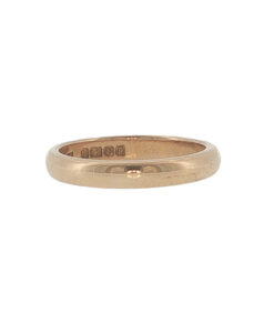 Vintage 22ct Gold Wedding Band Ring 3mm Size K