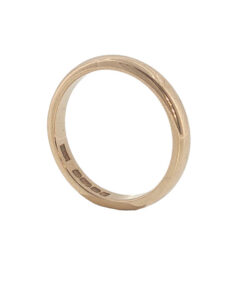 Alternative view of Vintage 22ct Gold Wedding Band Ring 3mm Size K