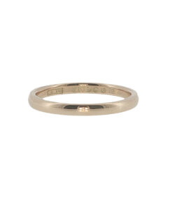 Alternative view of Vintage 9ct Rose Gold Wedding Band Ring size P