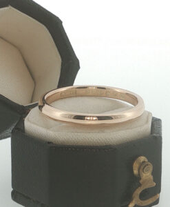 Vintage 9ct Rose Gold Wedding Band Ring size P