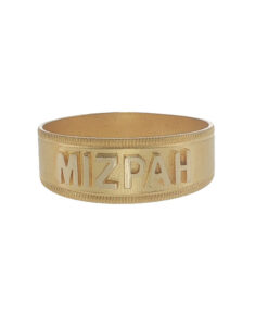 Victorian 18ct Gold MIZPAH Band Ring
