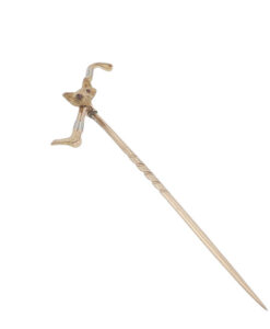 Vintage 9ct Gold Fox Stick Pin