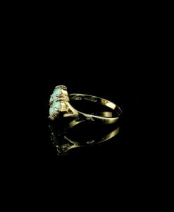 Vintage 9ct Gold Opal Cluster Ring
