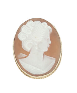 Vintage 9ct Yellow Gold Cameo Ring