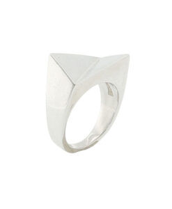 Sterling Silver Abstract Geometric Statement Ring
