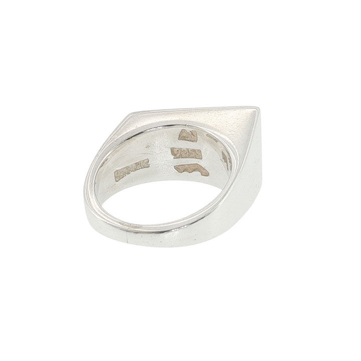 Sterling Silver Abstract Geometric Ring - Image 4