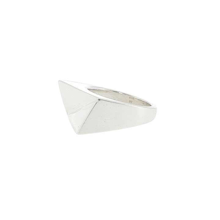 Sterling Silver Abstract Geometric Statement Ring