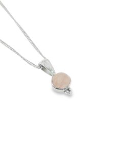 Rose Quartz Cabochon Pendant