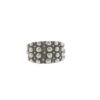 Sterling Silver Beaded Keeper Ring
