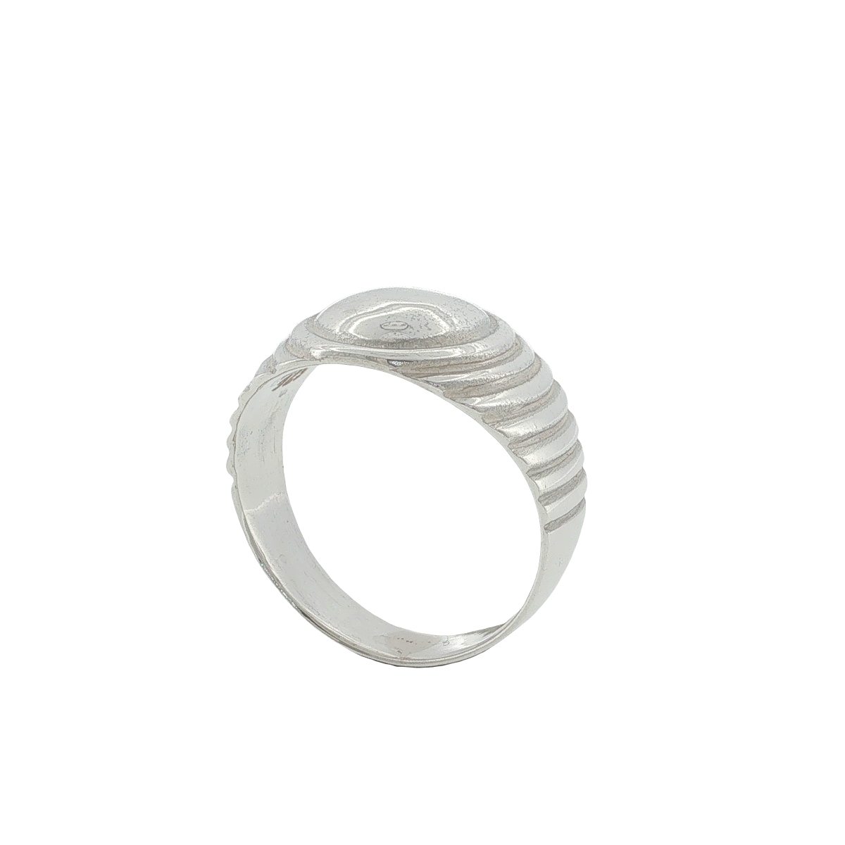 Sterling Silver Circular Signet Ring