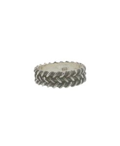 Sterling Silver Woven Band Ring