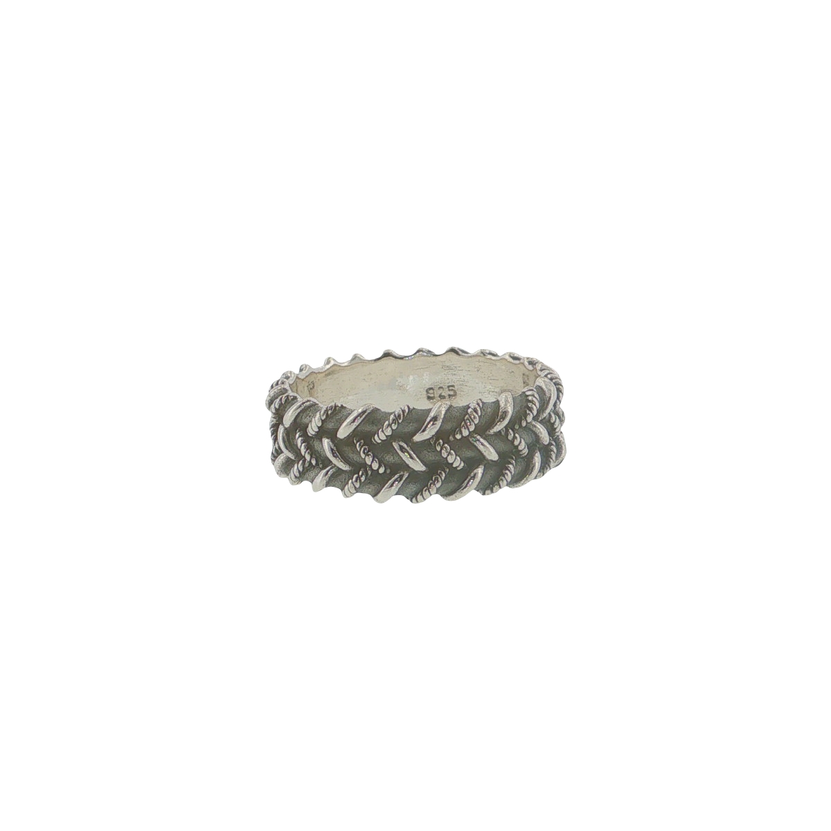 Sterling Silver Woven Band Ring