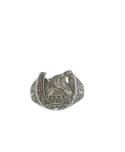 silver horse ring