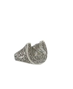 silver horse ring