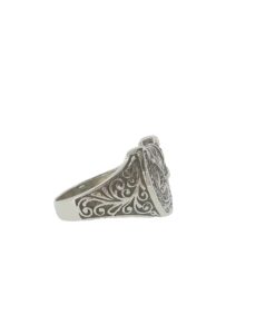 silver horse ring