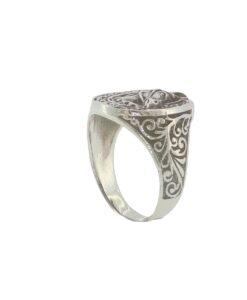 silver horse ring