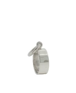 Sterling Silver Dangling Hoop Band Ring